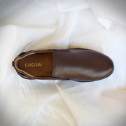 Brown Medicated Leather Shoes