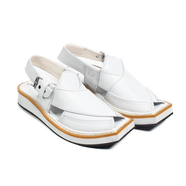 White kapptan Chappal.